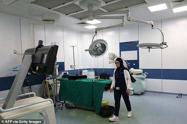 The hospital director said the only underground spaces were rooms used as operating rooms