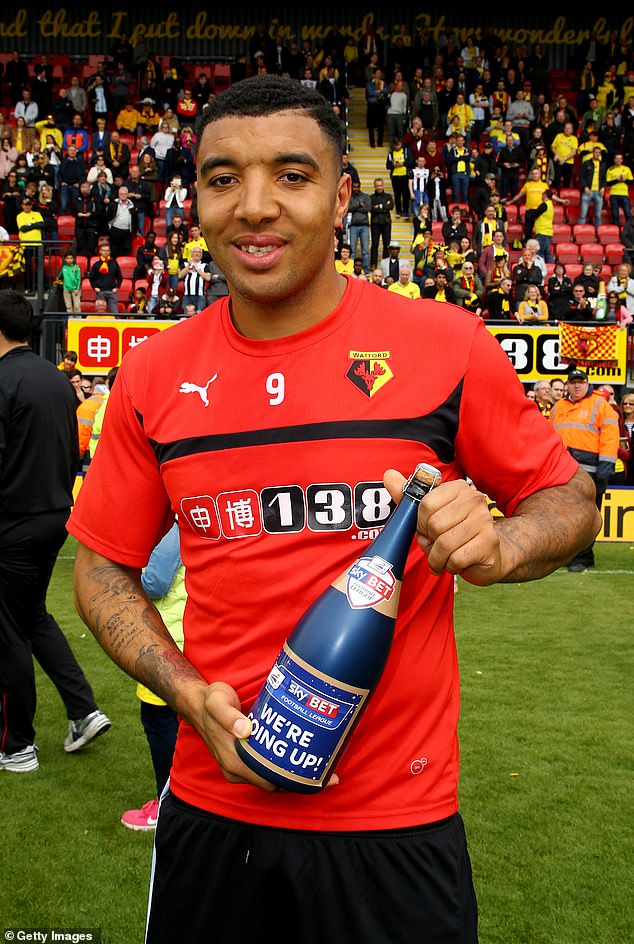 Deeney played a key role at Watford and was promoted to the Premier League in 2015