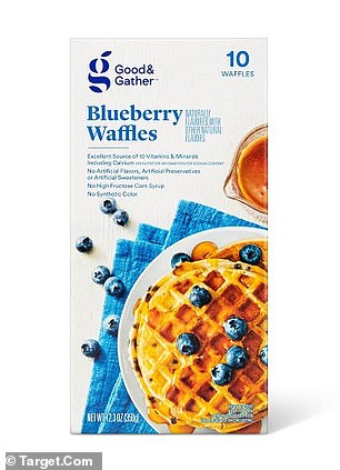 Good and Gather 12.3oz Blueberry Waffles are also suspected to be contaminated