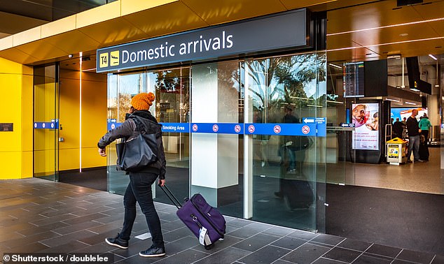 Chaos is expected at many Australian airports on Wednesday and Thursday as Qantas engineers stage a 24-hour strike. Melbourne Airport is pictured