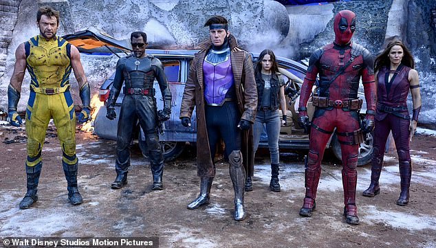 Fans can thank Ryan Reynolds (2-R) for sparking renewed interest in Wesley (2-L) as Blade after he reprized the role in Shawn Levy's critically acclaimed blockbuster Deadpool & Wolverine, which grossed $1.337 billion at the worldwide box office