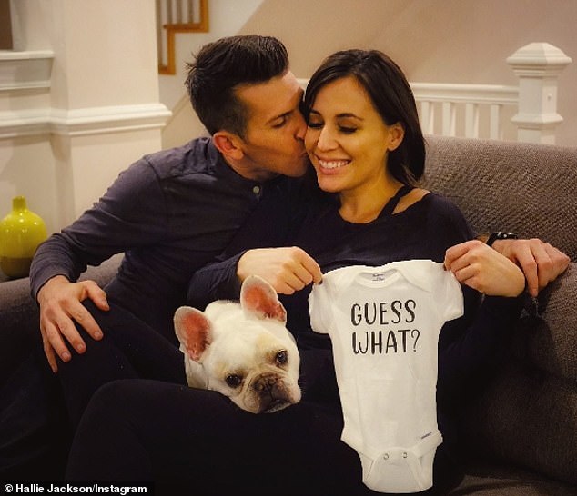 She announced her pregnancy on TV, during Sunday Today With Willie Geist, in the Sunday Mail segment