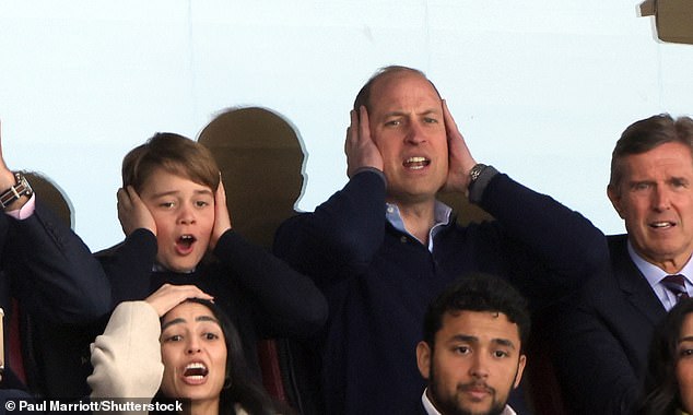 Prince William is a lifelong Aston Villa coach and sometimes attends matches at Villa Park with his son, Prince George