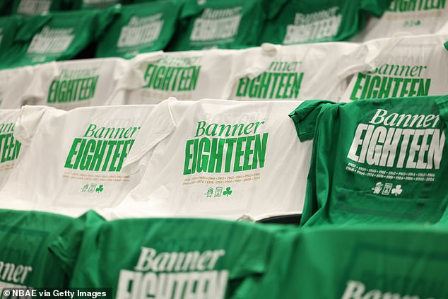 1729647932 472 Celtics unveil sparkling 80 diamond championship rings before Boston raises 18th