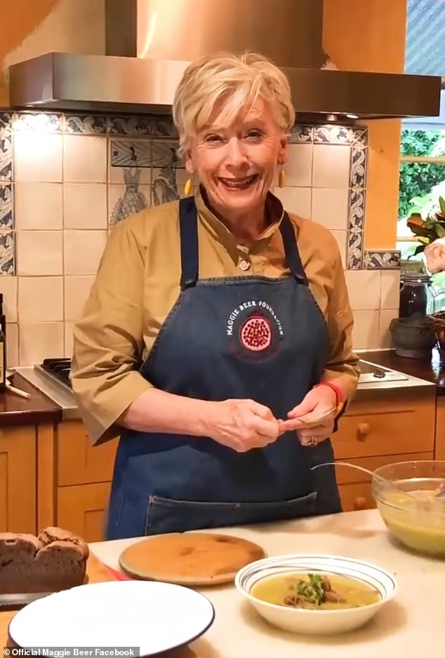 A family member assured Maggie Beer's legion of followers (pictured) that she is in the best possible medical hands and will likely make a full recovery