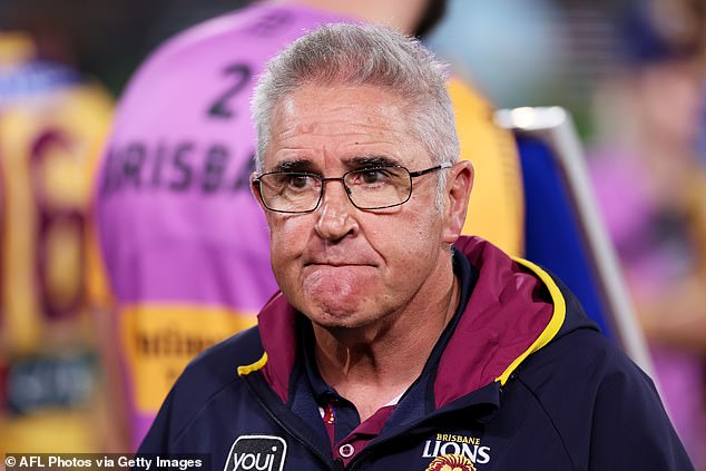 Coaches like Brisbane's Chris Fagan (pictured) will have access to AI that can decipher what's happening in a match and how to counter it with specific tactics