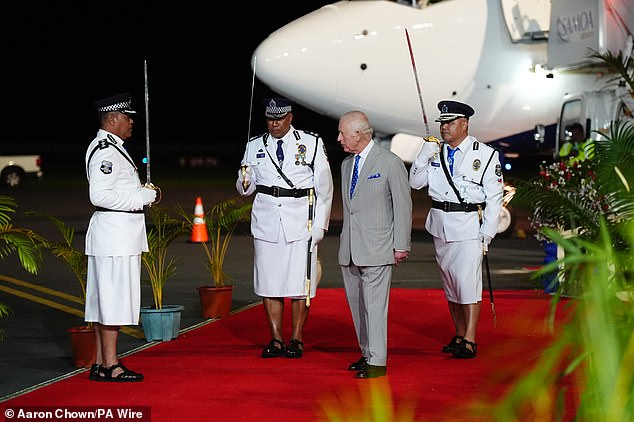 1729666721 377 King Charles and Queen Camilla touch down in Samoa Monarch