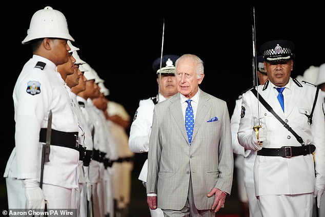 1729666727 695 King Charles and Queen Camilla touch down in Samoa Monarch