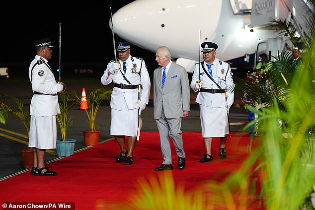 1729666742 223 King Charles and Queen Camilla touch down in Samoa Monarch