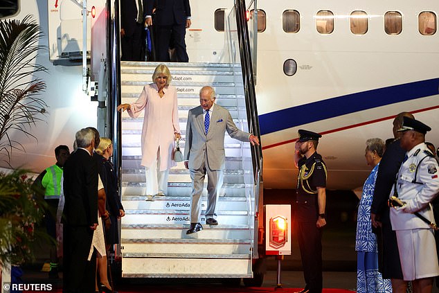 1729666744 396 King Charles and Queen Camilla touch down in Samoa Monarch