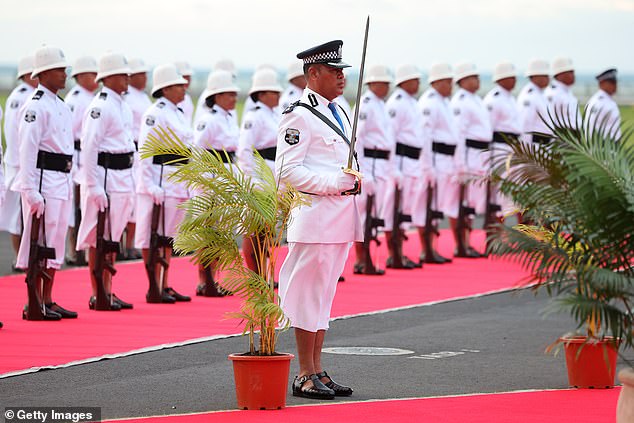 1729666810 484 King Charles and Queen Camilla touch down in Samoa Monarch