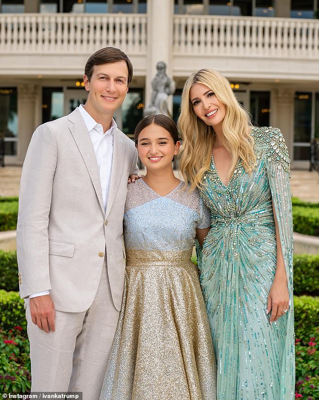 Ivanka shares Arabella with businessman husband Jared Kushner, 43