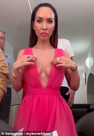 Myleene revealed she used chest tape after fans couldn't figure out how elevated her chest was