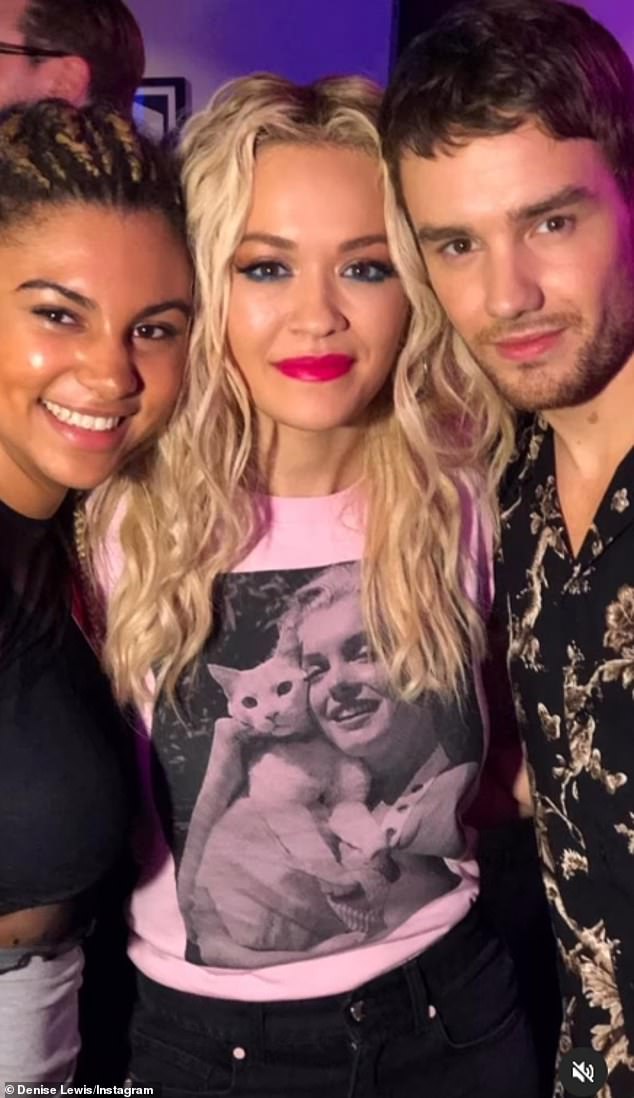 Liam was spotted in a photo with Denise's 22-year-old daughter Lauren as they posed with singer Rita Ora