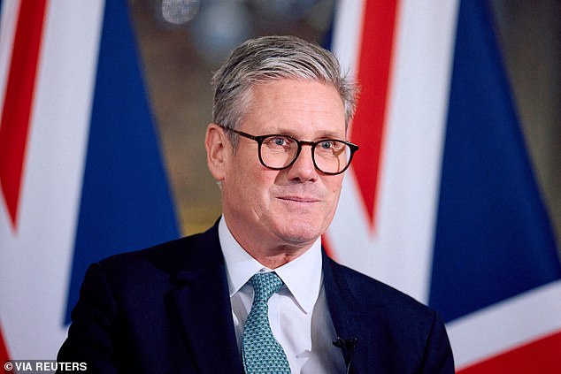 The rules on foreigners participating in US elections are strict and state that they must volunteer and not receive any payment. British Prime Minister Keir Starmer (pictured) has insisted that no rules were broken as Labor activists campaigned 'in their spare time'