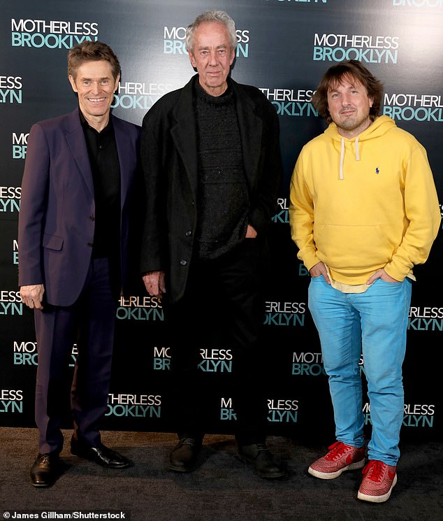 Other stars Dick has worked with over the years include Willem Dafoe, Beetlejuice's Alec Baldwin and The Glass Onion star Edward Norton (pictured with Willem in 2019)