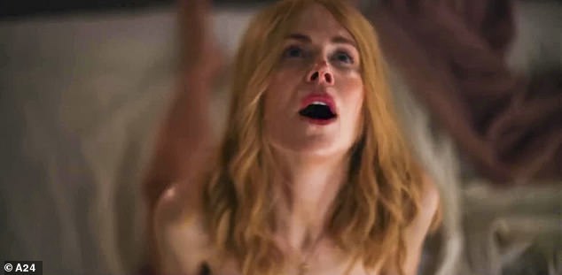 Kidman recalled feeling so overwhelmed by her intense on-screen romp that she declared, 