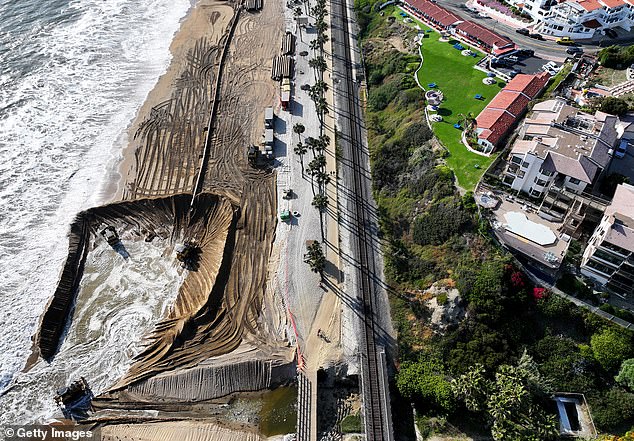 Located in Orange County, San Clemente is an affluent city known for its surfing scene and sandstone cliffs, as sand loss on its beaches has become a major problem, with erosion significantly reducing the size of the coastline