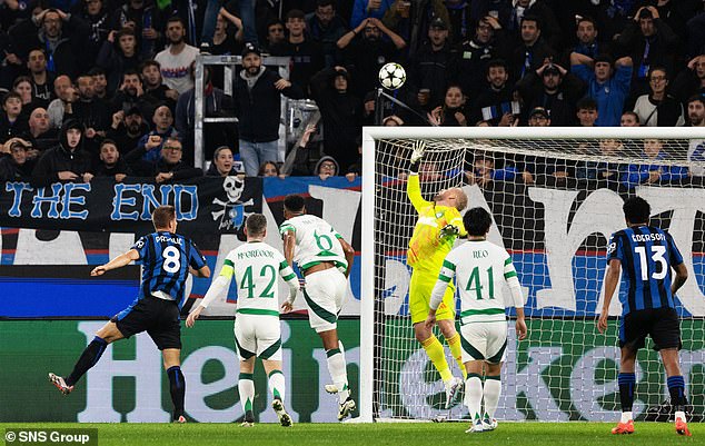 Kasper Schmeichel made a series of solid saves to earn Celtic a precious draw against Atalanta