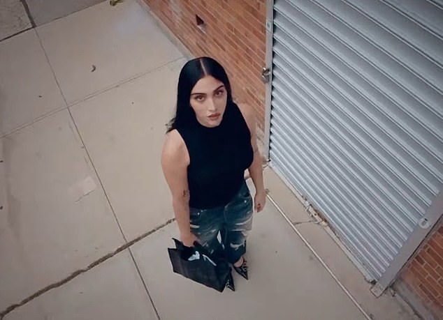 The dancer is the star of a new commercial in which she carries a black Marc Jacobs bag as she heads to a taxi in Manhattan