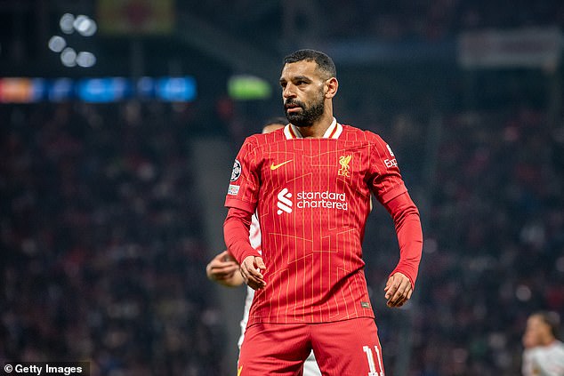 Mohamed Salah provided a great header for Nunez's assist, but remained silent throughout