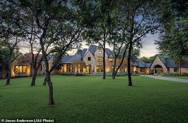 The six-bedroom estate, set on 5 acres, has been listed by both Damon and Megan Williamson of The Agency Dallas