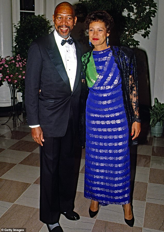 When he became a movie star in 1989, he was already with his second wife Myrna Colley-Lee, whom he was married to from 1984 until their divorce in 2010; pictured 1990