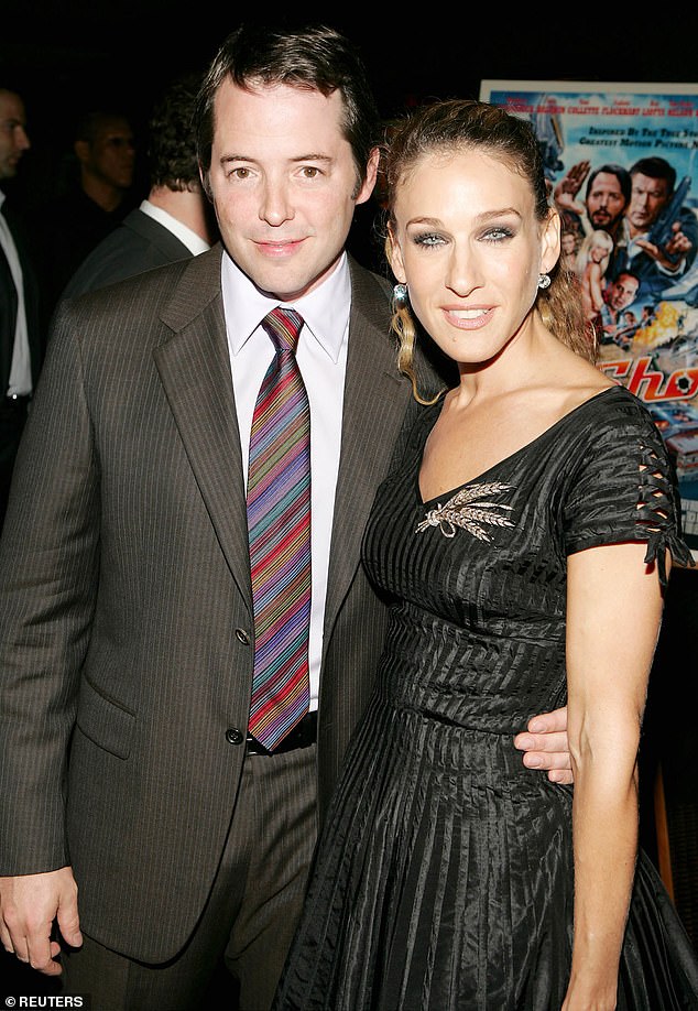 Matthew expressed his love for Sex And The City, but also hinted that he preferred not to interfere in his wife's domain; the couple is pictured in 2004, the year the show ended