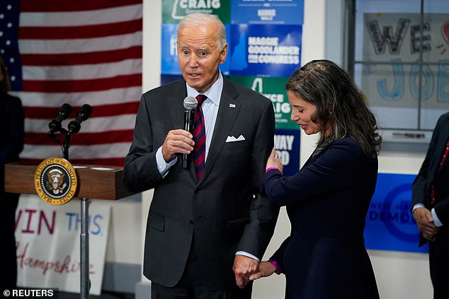 President Joe Biden made the controversial comments while speaking to Democratic volunteers in Concord, New Hampshire, on Tuesday