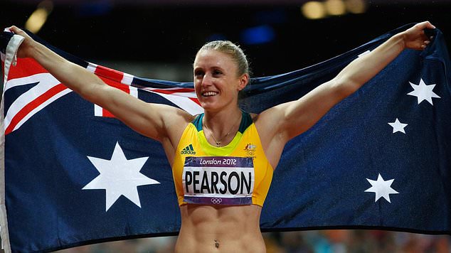 Sally Pearson (pictured, gold medalist in the women's 100m hurdles at the 2012 London Olympics) also received Hall of Fame honors