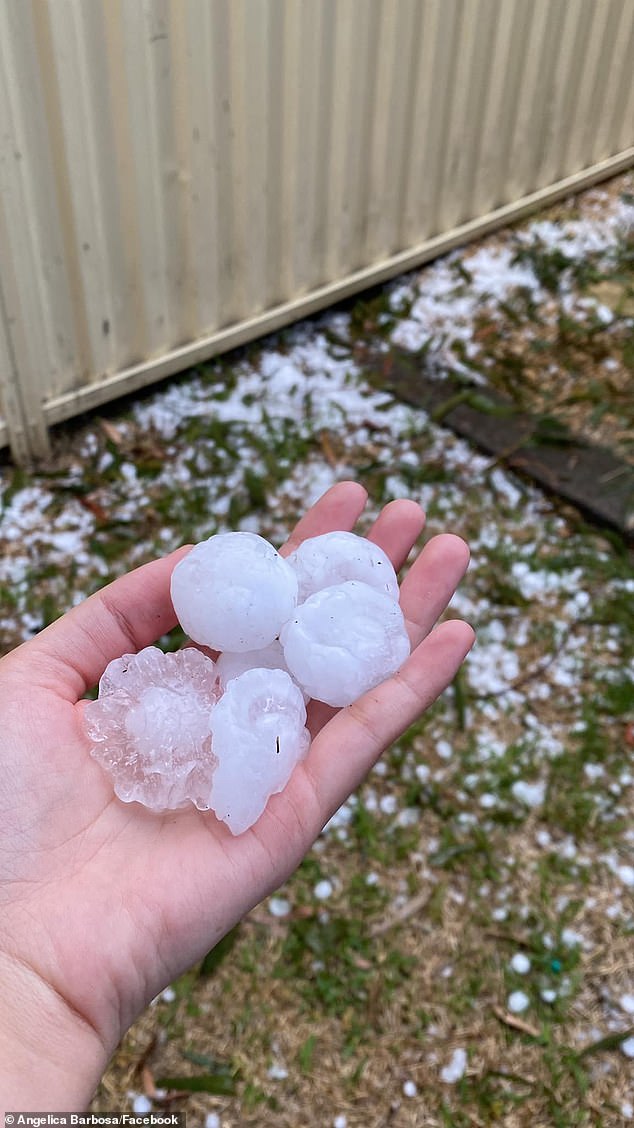 Meteorologist Miriam Bradbury said there was a risk of damaging winds and hail, including in south-east Queensland