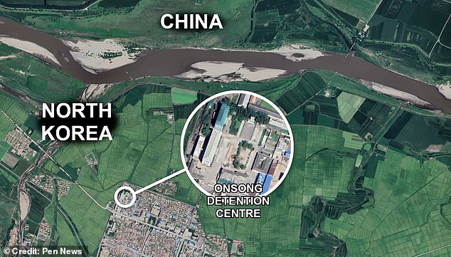 The defector shelter in Onsong is less than a mile from the Chinese border