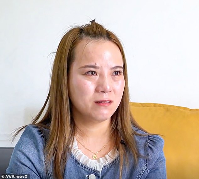 According to slightly younger sister, Keke (pictured), Li often left without notice when livestreaming to promote their products, sometimes disappearing for two or three days at a time.