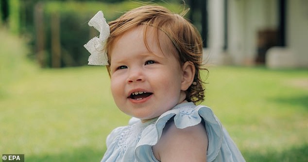 The Sussexes' daughter Lilibet, whose name they said was a tribute to Queen Elizabeth