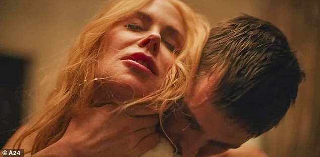 Kidman, 57, has embarked on one of her raunchiest roles yet, playing a powerful married boss who falls in love with a kinky young intern in the upcoming drama, Babygirl.