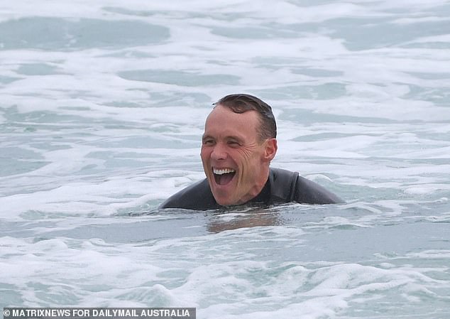 OCTOBER 24, 2024 SYDNEY AUSTRALIAWWW.MATRIXNEWS.COM.AUCREDIT: MATRIXNEWS FOR DAILYMAIL AUSTRALIABondi lifeguard Andy Reid is pictured at Bondi enjoying some time in the surf. Note: All editorial images are: For editorial use only. Additional permission required for commercial, wireless, internet or promotional use. Images may not be altered or modified. Matrix makes no representations or warranties regarding any names, trademarks or logos appearing in the images.