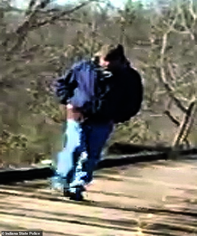 The girls disappeared while walking along Delphi's Historic Trail. The final video taken on Libby's cell phone showed a man in a blue Carhartt jacket and jeans approaching the two teens