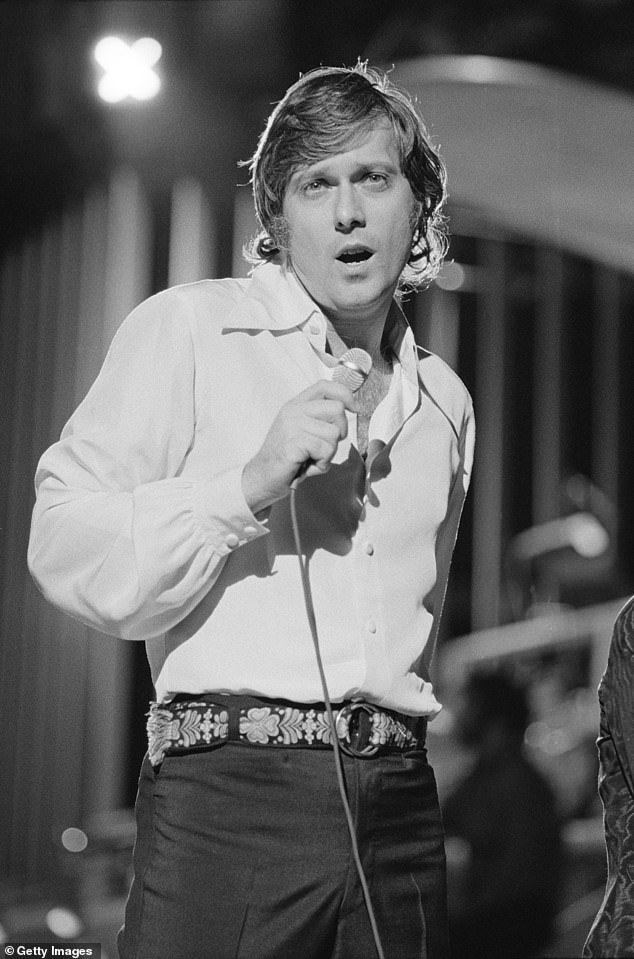 Jones performing at the BBC Television Theater in London in 1972