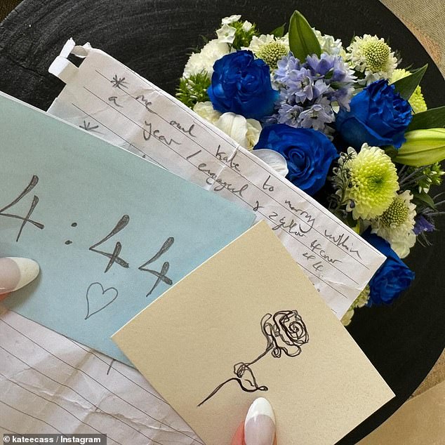 Liam's note, which he asked her not to open, promised his hope that they would get married within a year and be together 