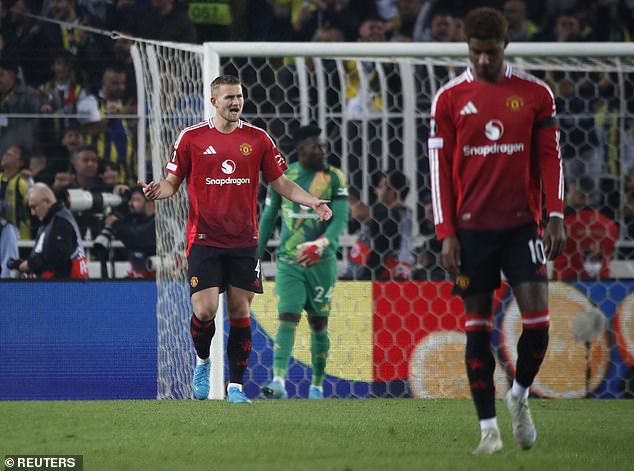 Man United remain winless in the Europa League after their third consecutive draw