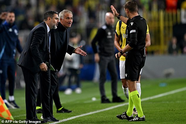 1729806745 448 Jose Mourinho goes on hilarious tirade against referee who sent