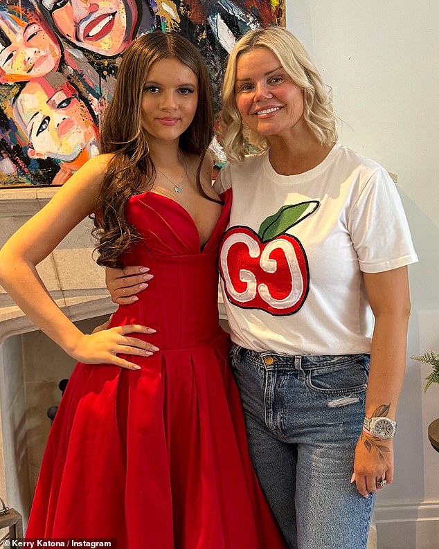 The mother of five turned to the X-rated subscription site in 2020 to boost her dwindling finances (pictured with her daughter Heidi)