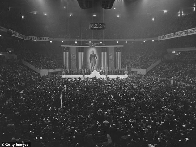 About 20,000 people showed up for a pro-Nazi rally at Madison Square Garden in 1939 – just over six months before the start of World War II