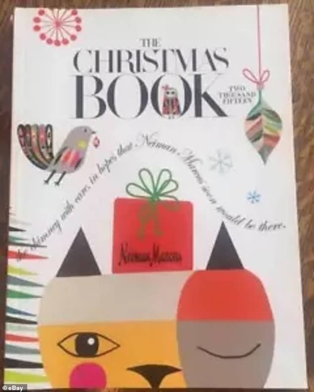 Older editions of the 'Christmas Book' were decorated with Christmas-style images and colors, this year the change in holiday influence is noticeable not only in the name change, but also on the front cover