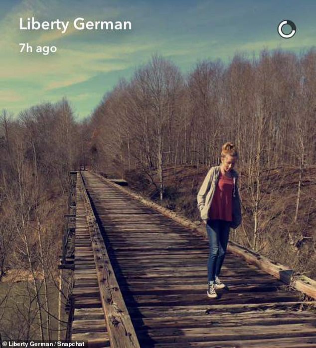 German shot the video of her and Abby walking across the Monon High Bridge in Delphi