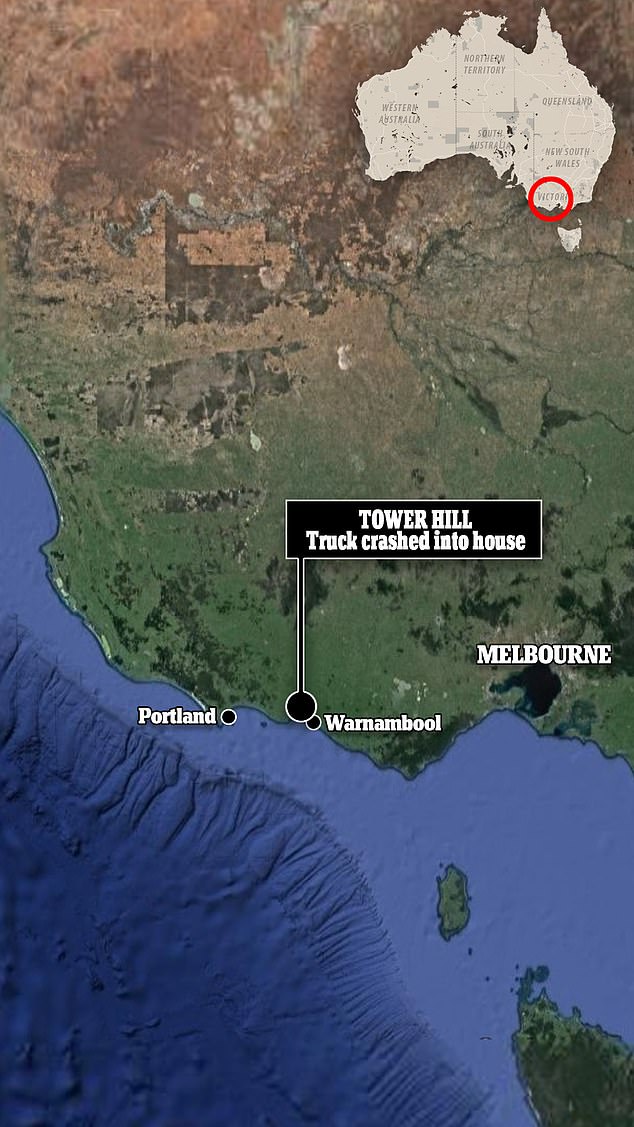 The crash took place in Warrnambool, a town on Victoria's Great Ocean Road