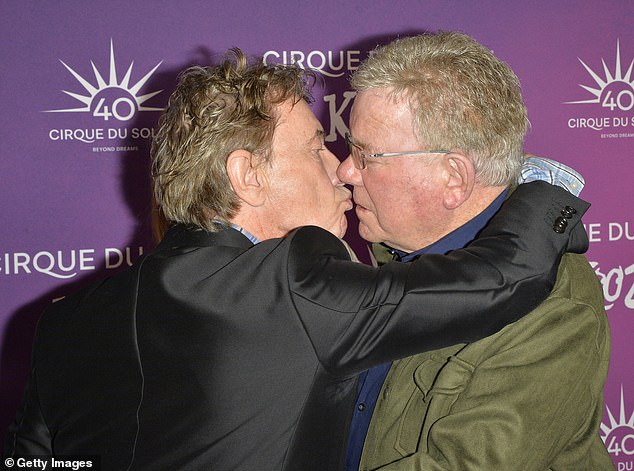 Martin shared a sweet moment with William Shatner, 93