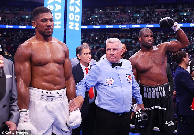 Joshua suffered the fourth defeat of his career when he was knocked out by Daniel Dubois last month