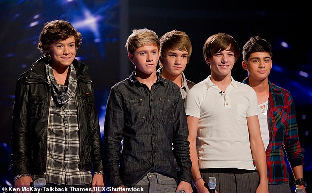 The 47-year-old singer played a key role in putting One Direction together when she appeared as a judge on the X Factor in 2010 (pictured)