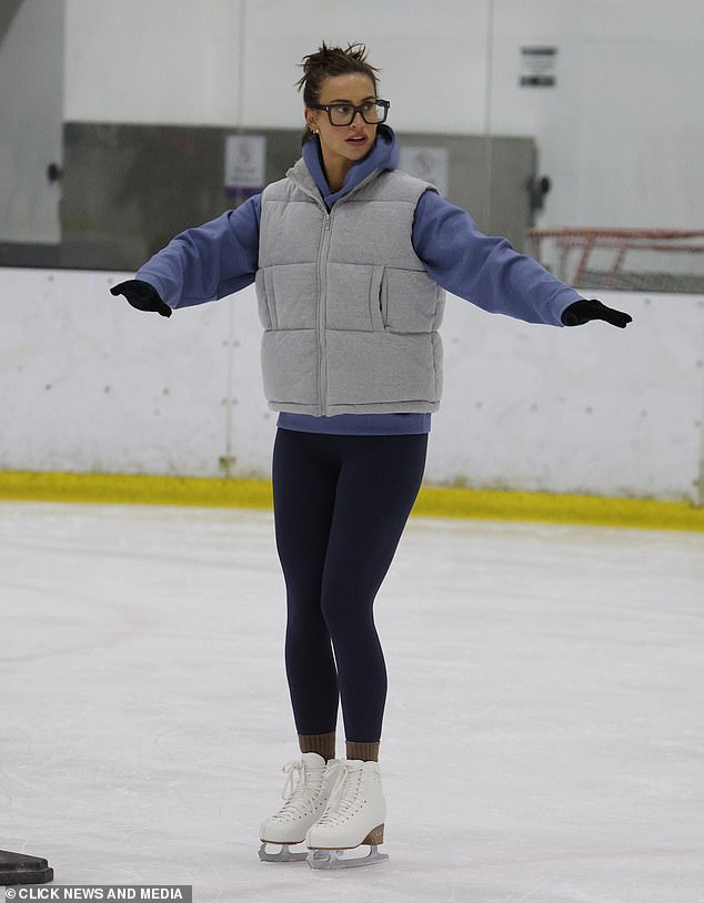 Although Ferne recently admitted she 'can't see how she'll be ready for a live show' after revealing she doesn't skate